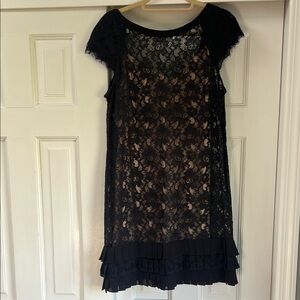 Elegant Black Lace Dress